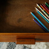 Vintage wooden children's desk