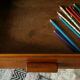 Bureau enfant vintage en bois