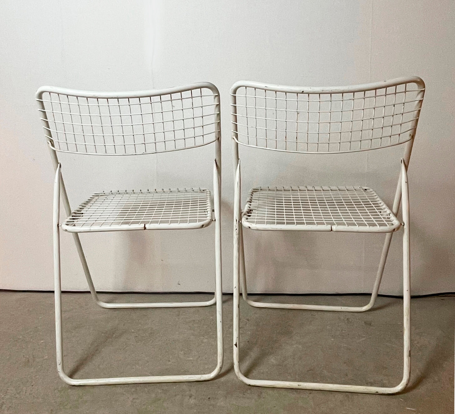 Paire de chaises pliantes 1970