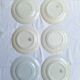 Vintage yellow and pink dinner plates