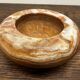 Vintage Orange Marble Ashtray Diameter 12 cm