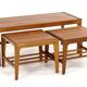 Table basse Remploy + tables d'appoint