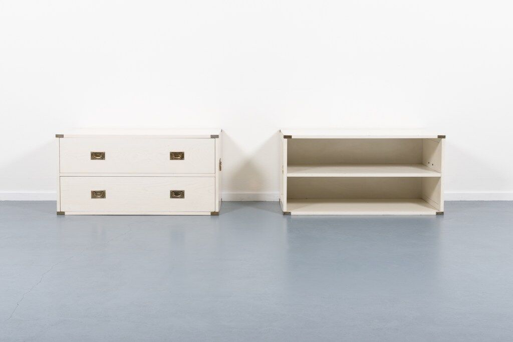 Pair of stacking chest of drawers