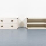 Pair of stacking chest of drawers