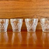 Set of 4 vintage glasses by Vereco