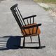 Fauteuil a bascule rocking chair scandinave