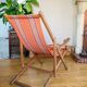 Folding chair known as a sun lounger from the early 20th century