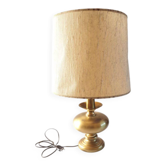 Grnade lampe pied doré