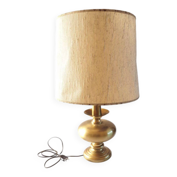 Large golden foot lamp