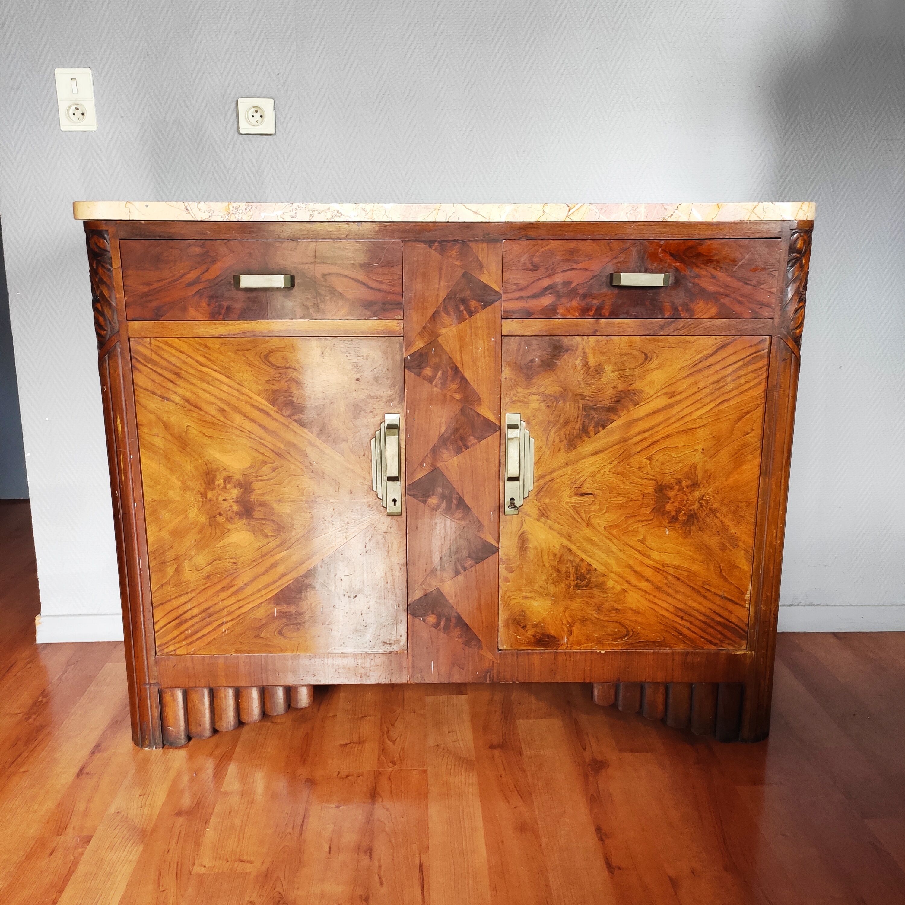 Antique art deco buffet