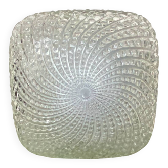 Frosted glass ceiling light from the 70s.