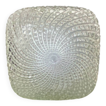 Frosted glass ceiling light from the 70s.