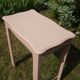 Powder pink wood desk 40s-50s