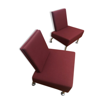 Pair armchairs