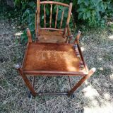 Chaise haute ancienne pliable