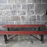 Pair of folding benches