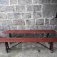 Paire de bancs pliant guinguette