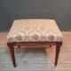 Pouf upholstered in Louis XVI style