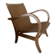 Bauhaus armchair in wood and rope by Erich Dieckmann