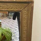 Old gilded wood mirror 115x74cm