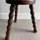 Wooden tripod stool