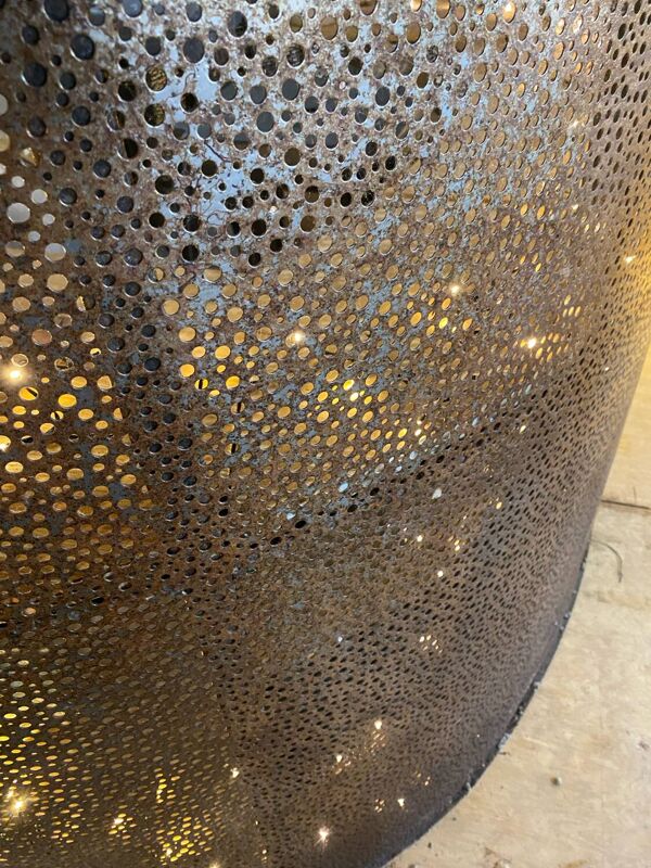 Bar comptoir fer et bois