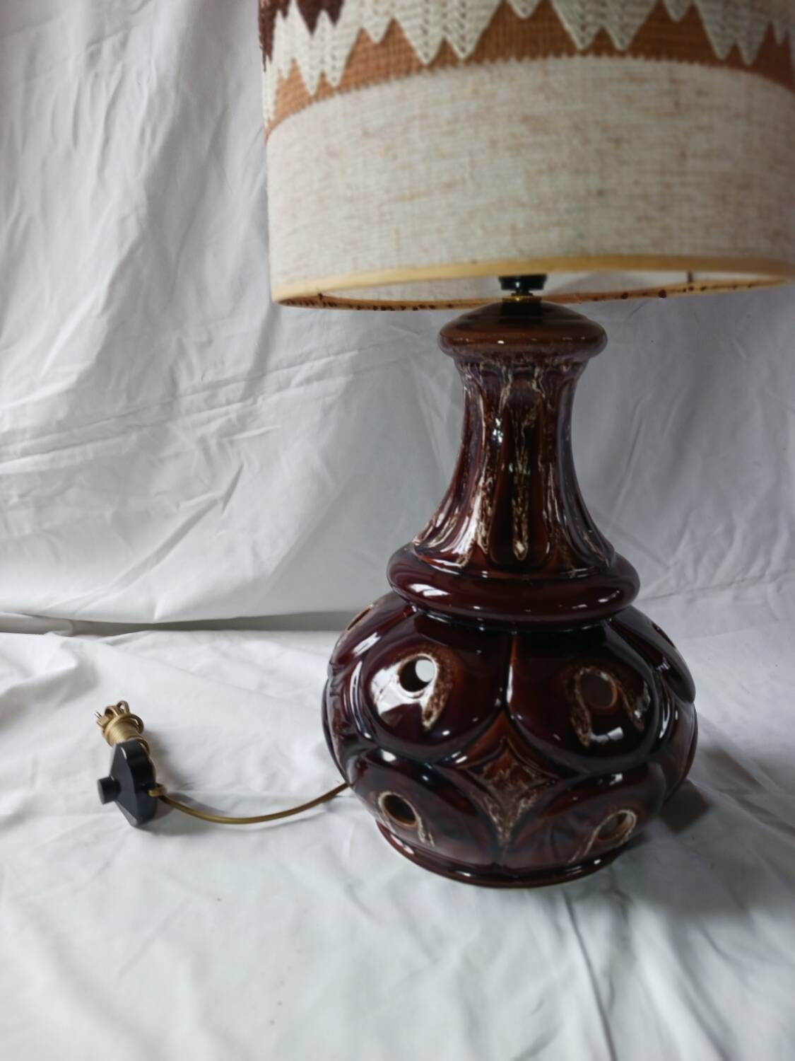 New 70s ceramic floor lamp