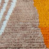 Unique natural wool Moroccan rug 3x2 m