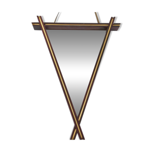 Miroir vintage en palissandre