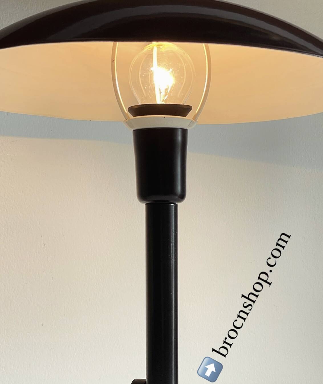 Vintage steel desk lamp by Aluminor