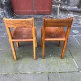 Pair of PIERRE CHAPO Chairs Model S24