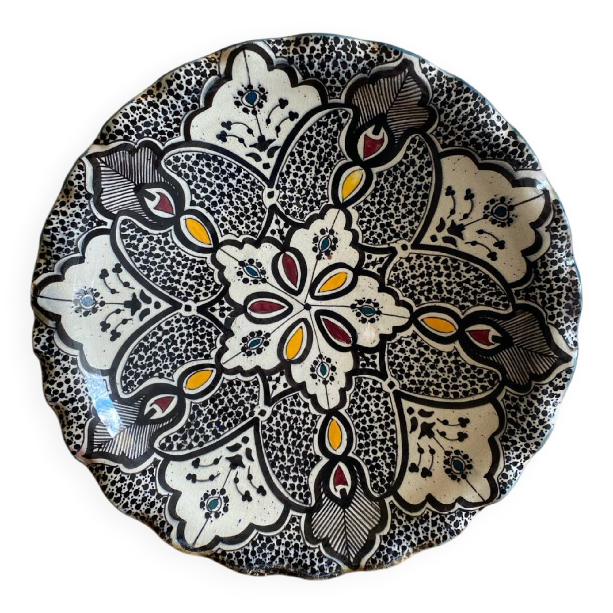 Large Moroccan Safi dish