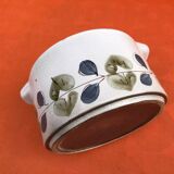 Niderviller Earthenware 1970s Salad bowl with ears "Prunes" collection