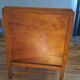 Solid wood and rattan baby bed from the 1960s