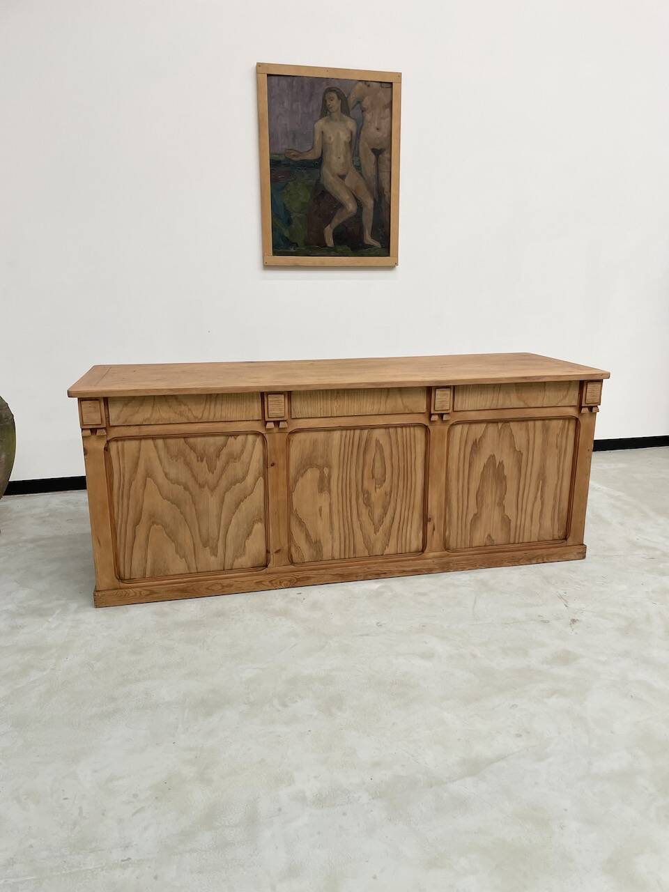 2m central island pine counter