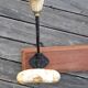 Wall cloakroom, patère 2 coat racks in carved bone, vintage and original