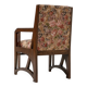 Fauteuil Art Nouveau en chêne avec revêtement floral, Belgique, années 1900