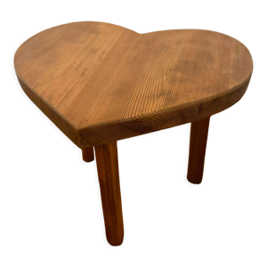 Table basse en forme de coeur