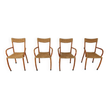 Mid century scandinavian dining chairs, set of 4, 1960s