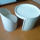 Children's armchair and desk, Jean Louis April 1967