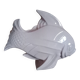 Lejan - art deco fish in movement pink cracked earthenware