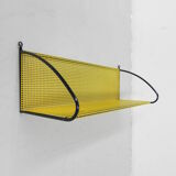 Pilastro wall rack with perforated steel plate