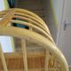 Vintage Library - 2 drawers - Woven rattan cupboard - 1980s - natural