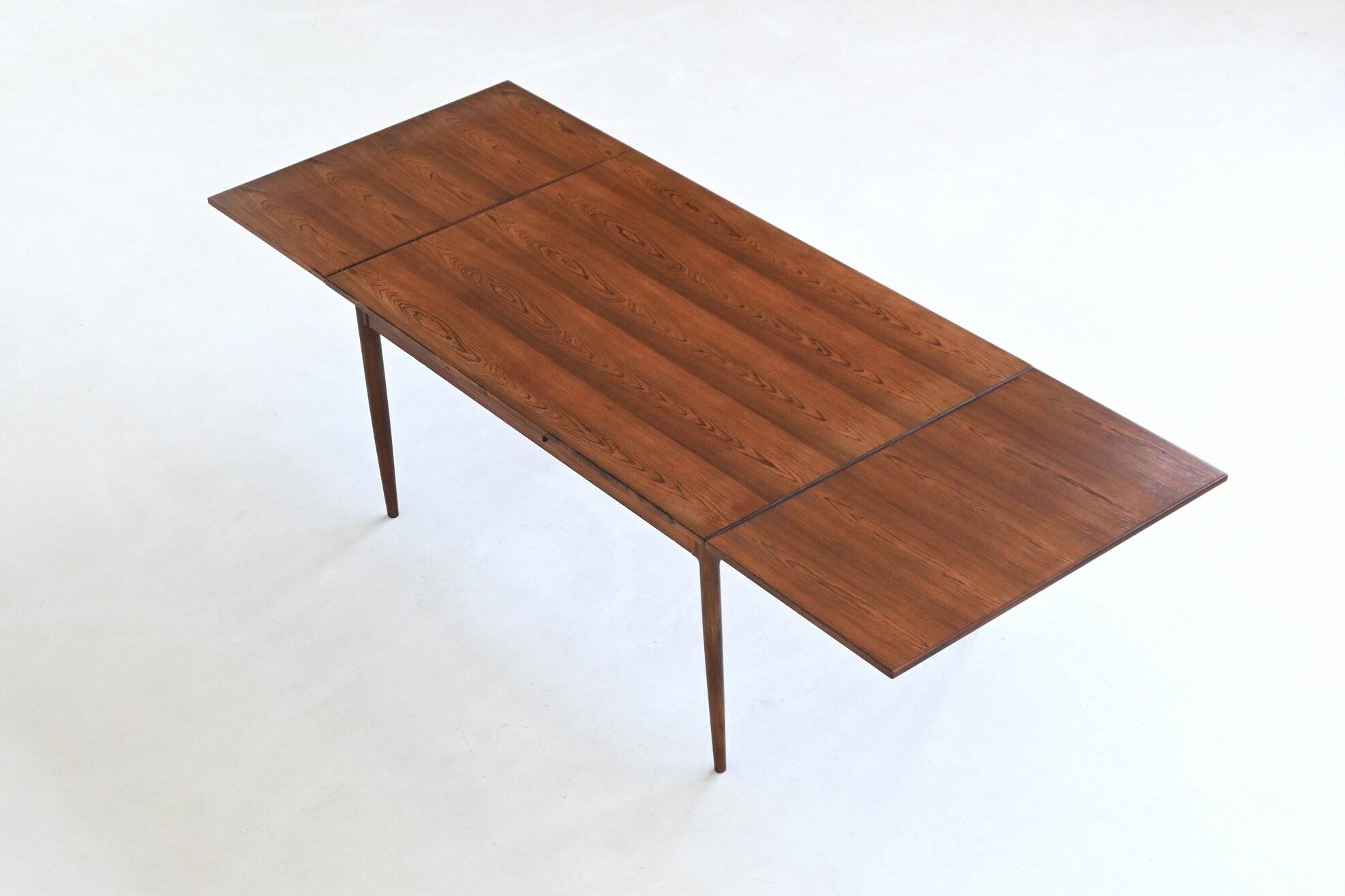 Niels Otto Moller large extendable dining table in rosewood Denmark 1960