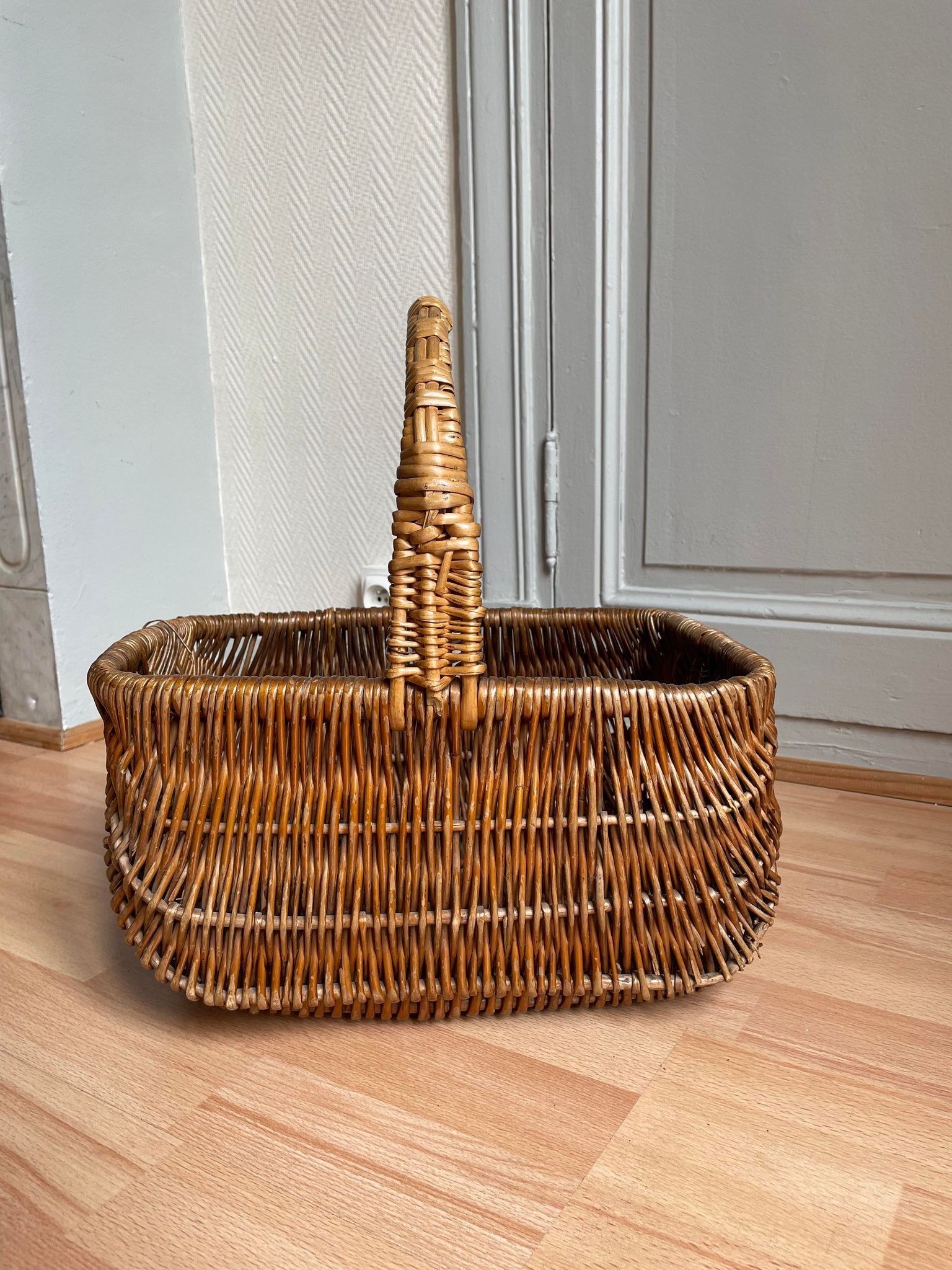 Beige brown basket