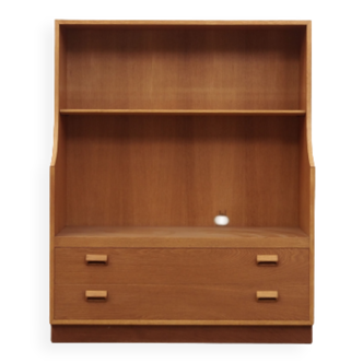 Ash bookcase, Danish design, 70's, production: Børge Mogensen