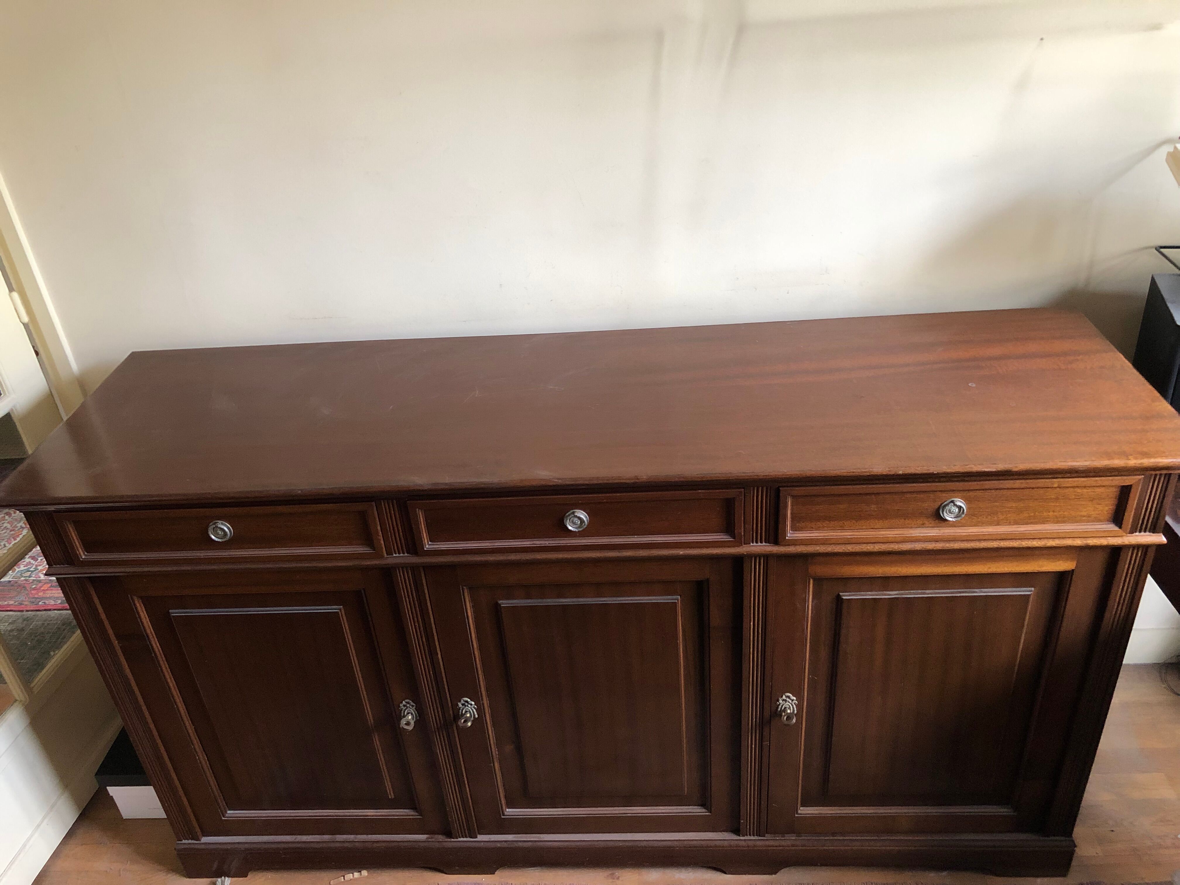 Solid mahogany buffet victorian style