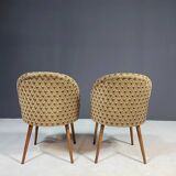 Pair of retro armchairs, Czechoslovakia 1960s