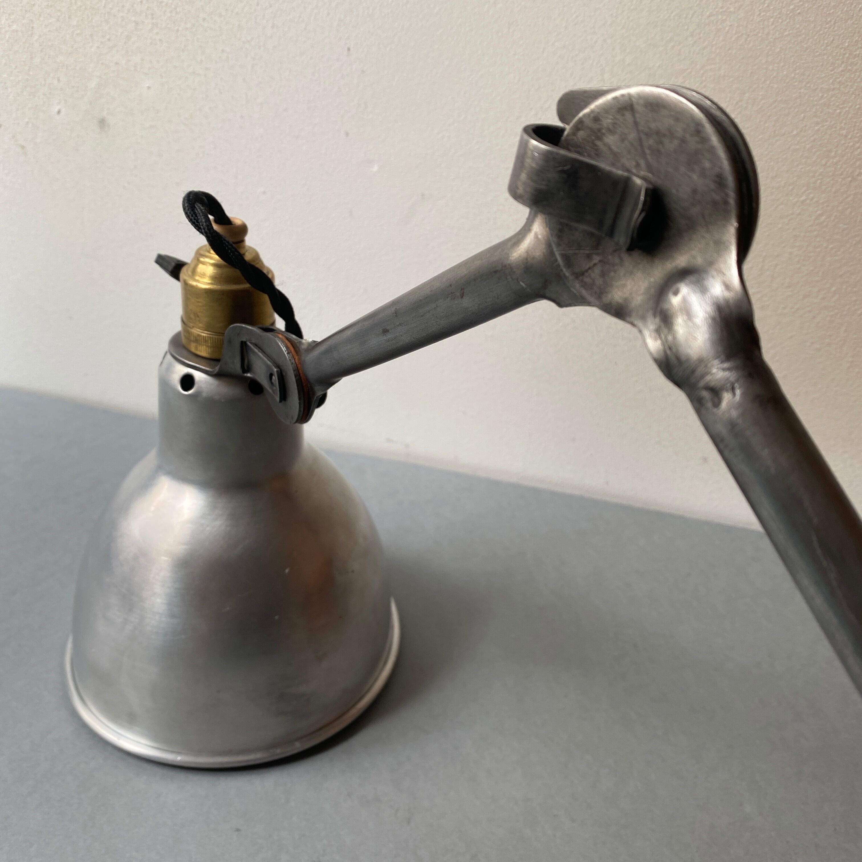 Lot of 2 old “Gras Ravel” wall lights no. 304