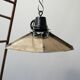 Brass reflector industrial pendant light